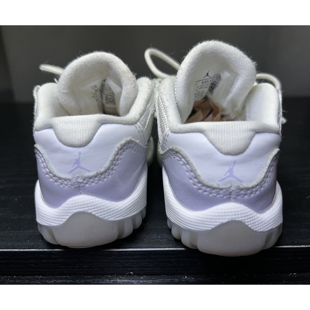 Nike Air Jordan 11 Retro Low 'Pure Violet' Toddler TD 645107-101, Sz 3C - Picture 6 of 10